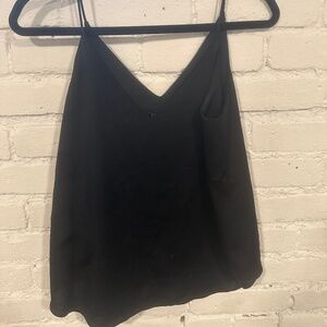 Black Spaghetti Strap Tank